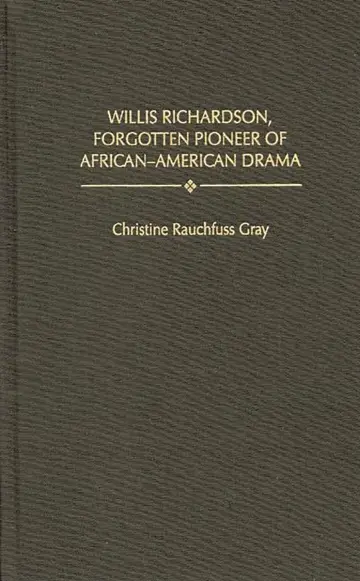 Cover of Willis Richardson