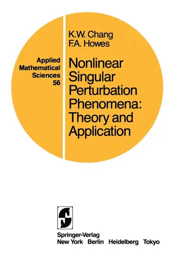 Cover of Nonlinear Singular Perturbation Phenomena