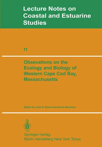 Cover of Observations on the Ecology and Biology of Western Cape Cod Bay, Massachusetts