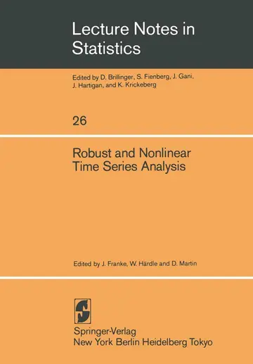 Cover of Robust and Nonlinear Time Series Analysis