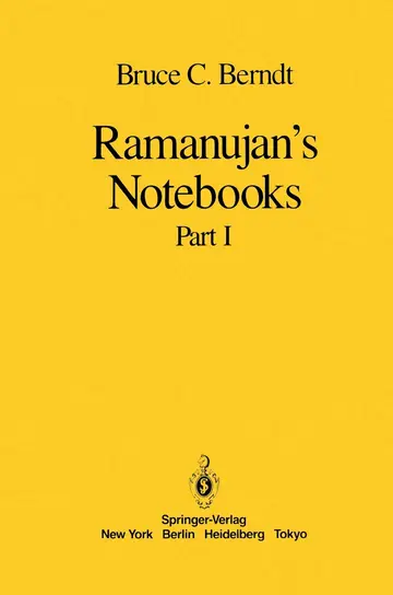 Cover of Ramanujan's Notebooks
