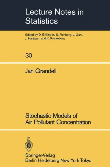 Cover of Stochastic Models of Air Pollutant Concentration