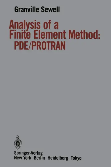 Cover of Analysis of a Finite Element Method