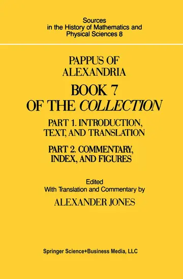 Cover of Pappus of Alexandria Book 7 of the Collection