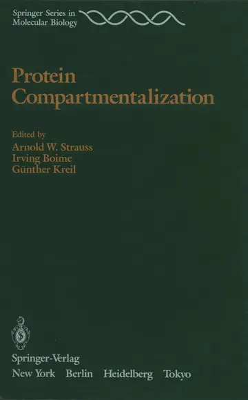 Cover of Protein Compartmentalization