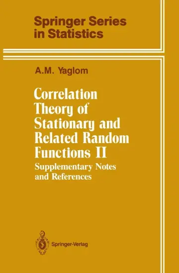Cover of Correlation Theory of Stationary and Related Random Functions