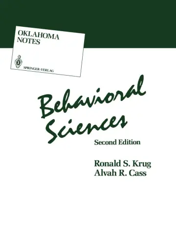 Cover of Behavioral Sciences