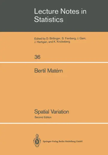 Cover of Spatial Variation