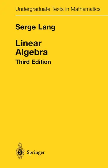 Cover of Linear Algebra