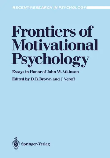 Cover of Frontiers of Motivational Psychology