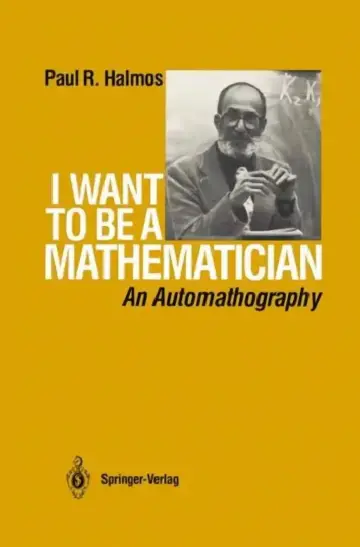 Cover of I Want to be a Mathematician