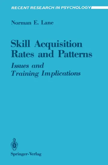 Cover of Skill Acquisition Rates and Patterns