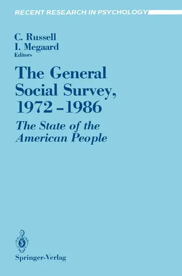 Cover of The General Social Survey, 1972–1986