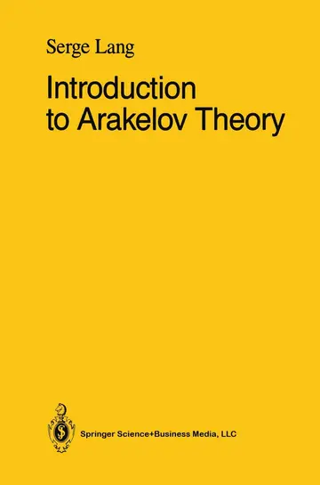 Cover of Introduction to Arakelov Theory