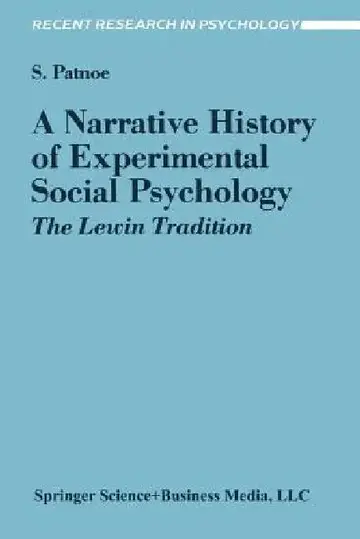 Cover of A Narrative History of Experimental Social Psychology