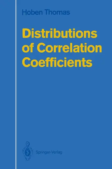 Cover of Distributions of Correlation Coefficients