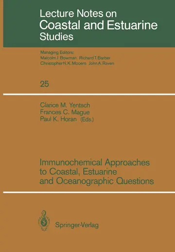 Cover of Immunochemical Approaches to Coastal, Estuarine and Oceanographic Questions