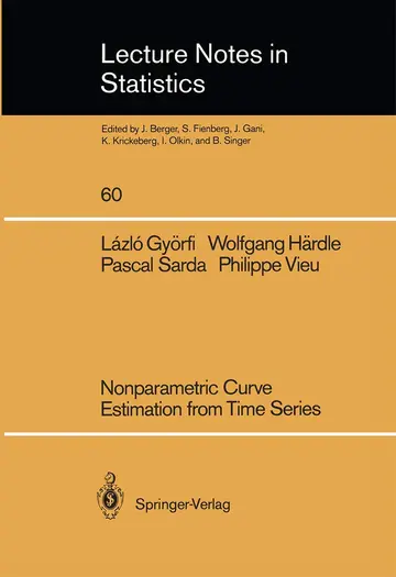 Cover of Nonparametric Curve Estimation from Time Series