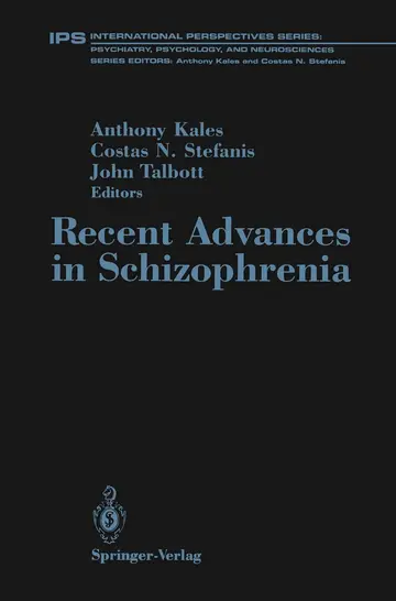 Cover of Recent Advances in Schizophrenia