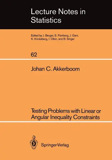 Cover of Testing Problems with Linear or Angular Inequality Constraints