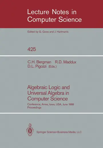 Cover of Algebraic Logic and Universal Algebra in Computer Science