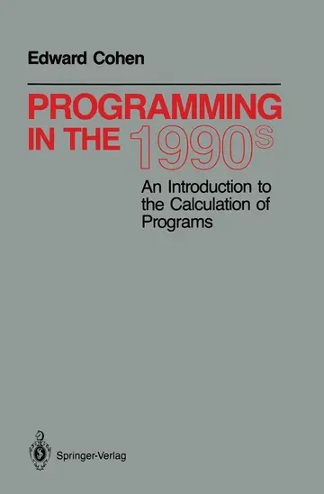 Cover of Programming in the 1990s