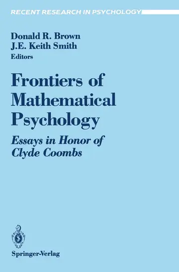 Cover of Frontiers of Mathematical Psychology