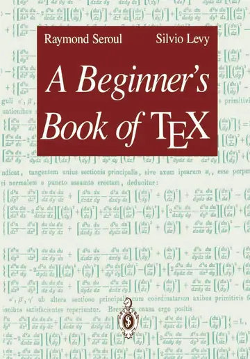 Cover of A Beginner's Book of Tex