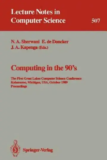 Cover of Computing in the 90's