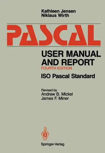 Cover of Pascal User Manual and Report