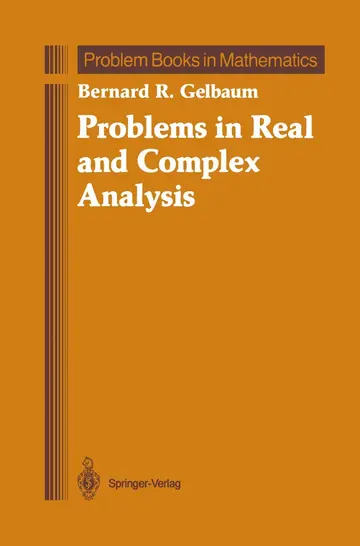 Cover of Problems in Real and Complex Analysis