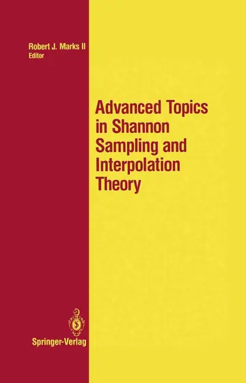 Cover of Advanced Topics in Shannon Sampling and Interpolation Theory