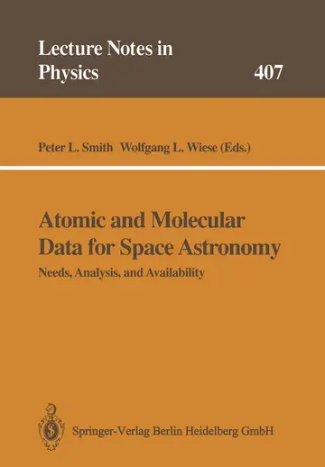Cover of Atomic and Molecular Data for Space Astronomy