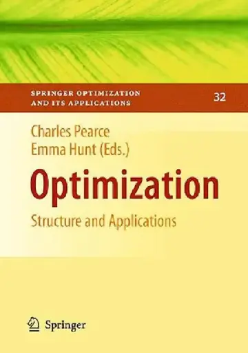 Cover of Optimization