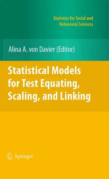 Cover of Statistical Models for Test Equating, Scaling, and Linking