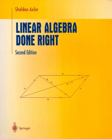 Cover of Linear Algebra Done Right