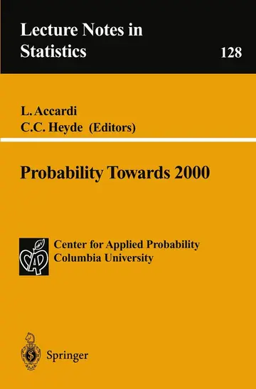 Cover of Probability Towards 2000