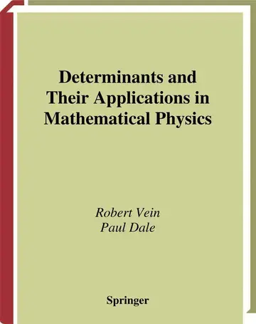 Cover of Determinants and Their Applications in Mathematical Physics