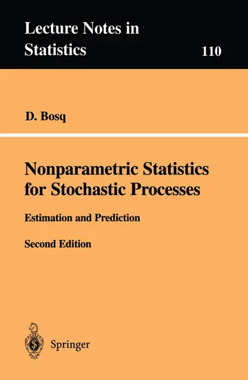 Cover of Nonparametric Statistics for Stochastic Processes