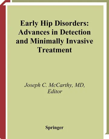 Cover of Early Hip Disorders