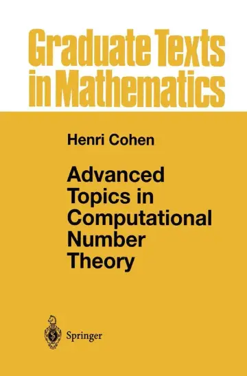 Cover of Advanced Topics in Computational Number Theory (hb 2000)
