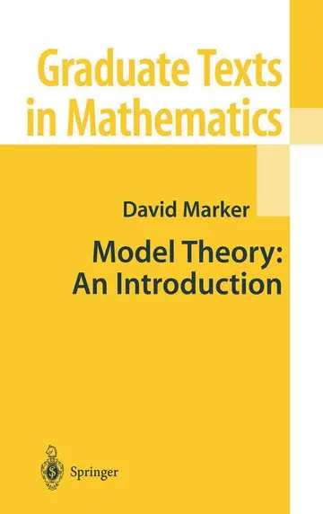Cover of Model Theory