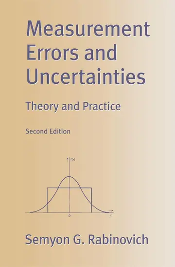 Cover of Measurement Errors and Uncertainties