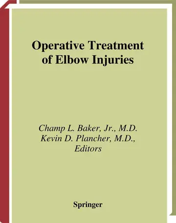 Cover of Operative Treatment of Elbow Injuries