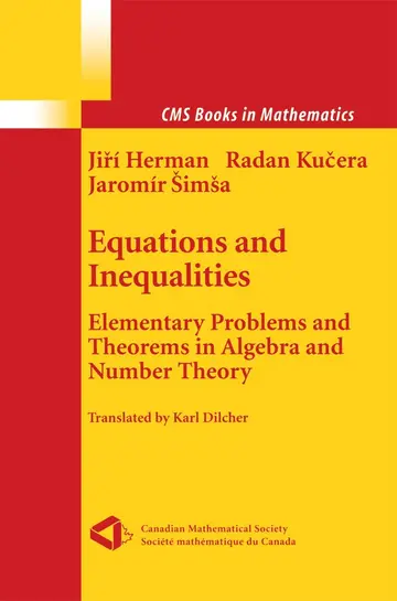 Cover of Equations and Inequalities