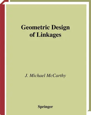 Cover of Geometric Design of Linkages