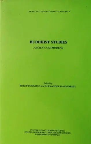 Cover of Buddhist Studies