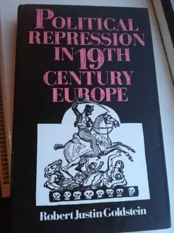 Cover of Political Repression in Nineteenth Century Europe