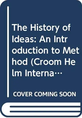 Cover of The History of Ideas