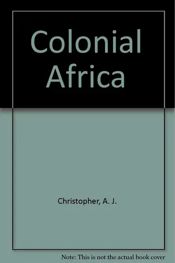 Cover of Colonial Africa